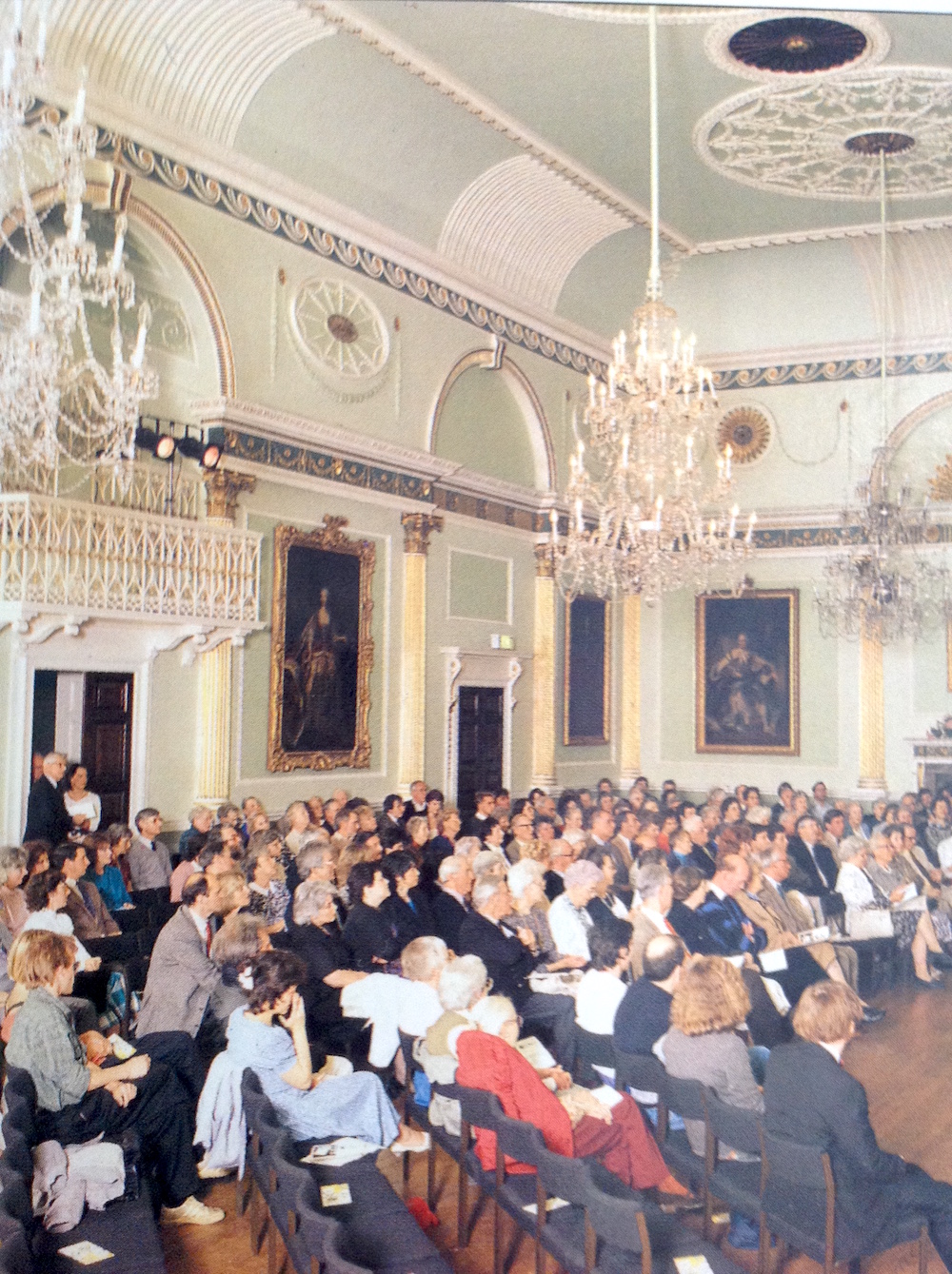 Audience at Bath Georgian Festival Orchestra. Guildhall 1987