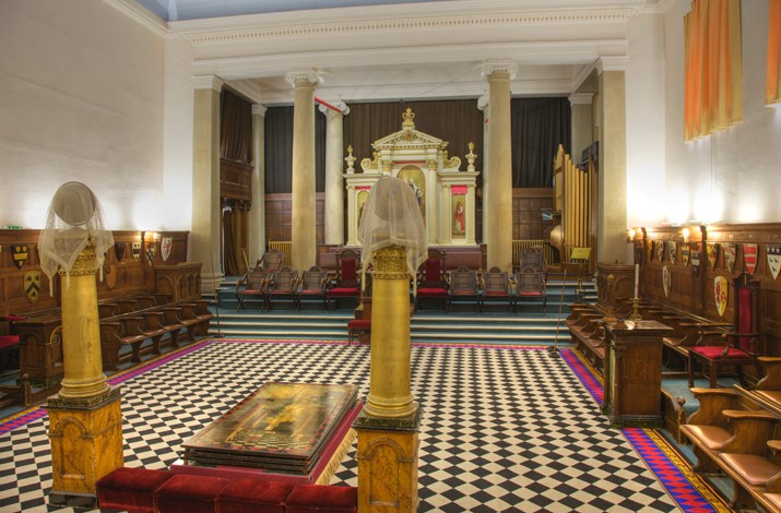 Masonic interior