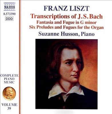 Liszt transcriptions of JS Bach