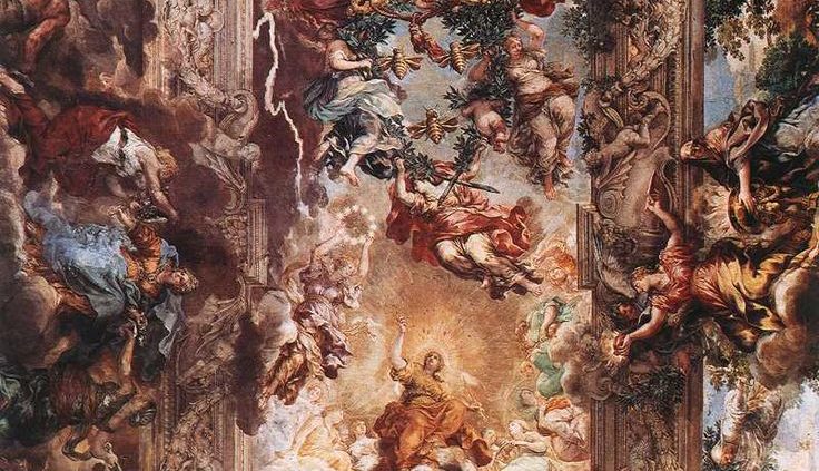 Pietro da Cortona, Allegory of Divine Providence and Barberini Power, fresco (Palazzo Barberini, Rome)